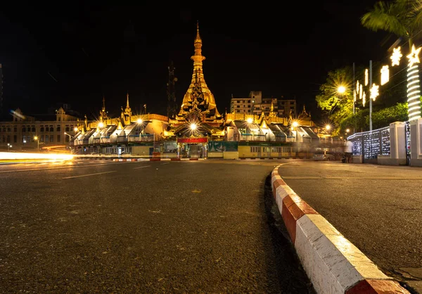 Night View Of Yangon Pictures Night View Of Yangon Stock Photos Images Depositphotos