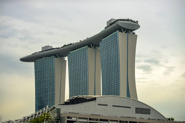 Singapur Junio 2018 Marina Bay Sands Resort Hotel Complejo Integrado — Foto de Stock
