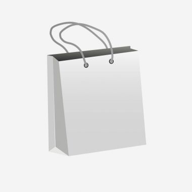 Kağıt torba. Vektör çizim