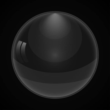 Cam Top. Vektör çizim