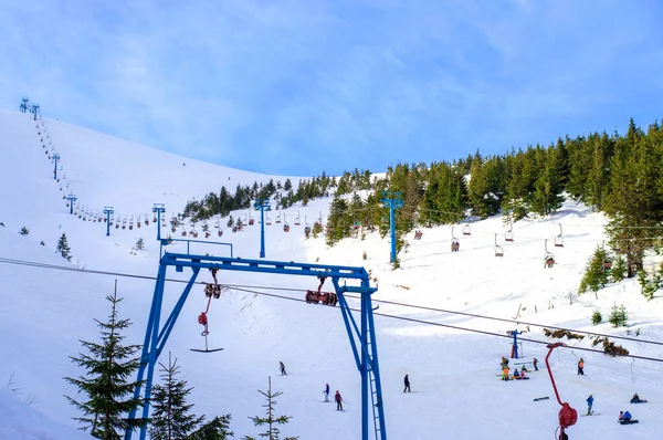 Pista Sci Con Ascensore — Foto Stock