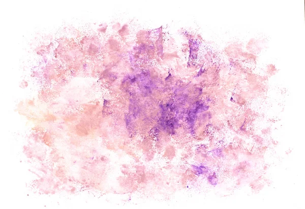 Rosa Púrpura Color Acuarela Pintura Textura — Foto de Stock