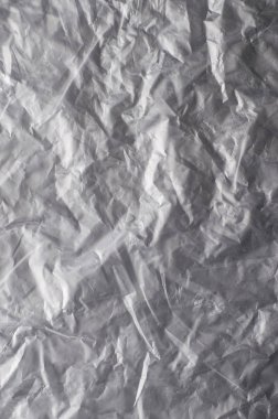 ışık buruşmuş polietilen dokusu