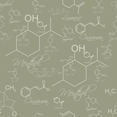 Desen arka plan temel yağlar aromaterapi için tekrar.