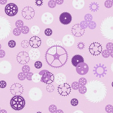 Steampunk dişli tekerleklerinin kusursuz tekrarlama şablonu