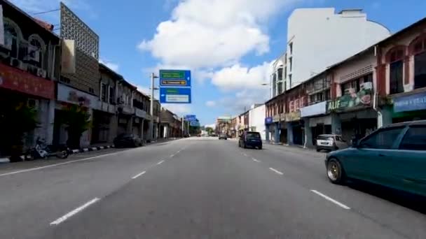 Kuantan Pahang Malaysia Mar 2020 Lugn Atmosfär Kuantan Stadsgator Efter — Stockvideo