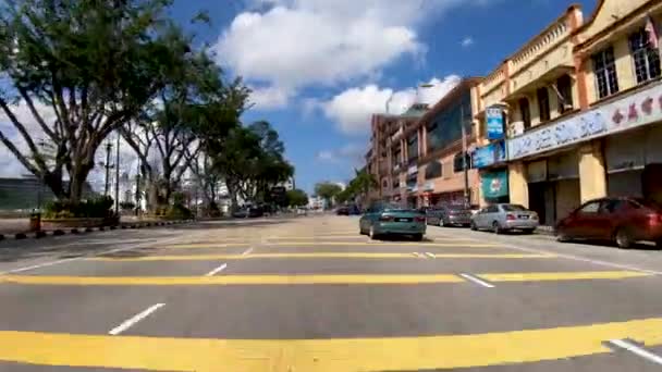 Kuantan Pahang Malaysia März 2020 Eine Ruhige Atmosphäre Den Straßen — Stockvideo