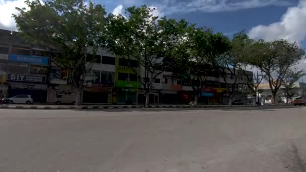 Kuantan Pahang Malaysia Mar 2020 Lugn Atmosfär Kuantan Stadsgator Efter — Stockvideo
