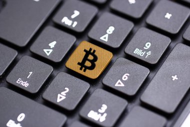 bilgisayar klavye ile bitcoin düğme
