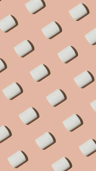 Marshmallow color pattern background — Stock Photo, Image