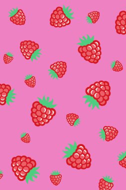 Çilek deseni izole arka plan, duvar kağıdı