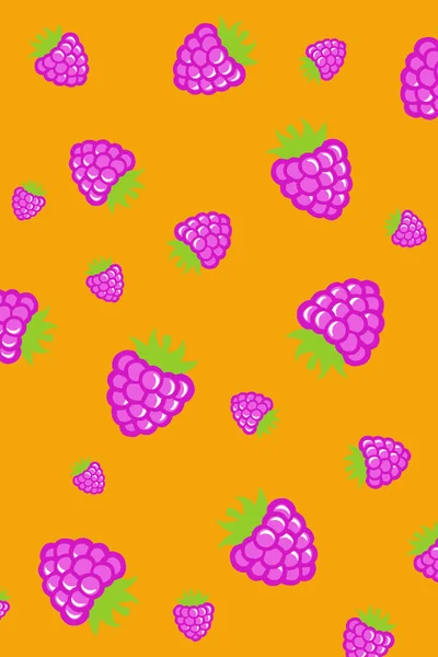 Berries pattern on isolated background , wallpaper — Stock Photo, Image