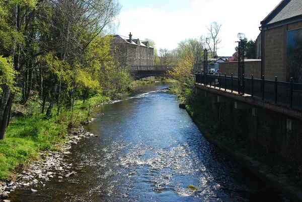 Gala su Galashiels akan — Stok fotoğraf