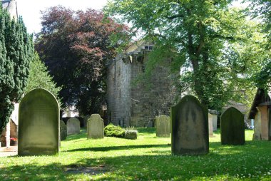 Antik tarihi papazlar pele veya kuleye Corbridge evde