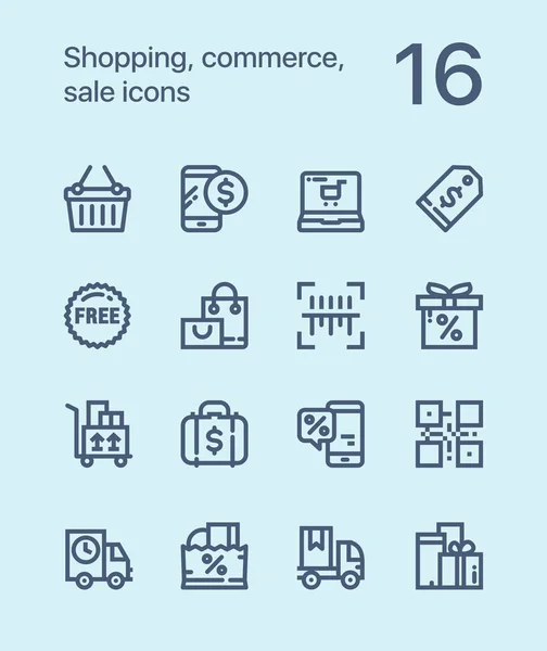 Anahat alışveriş, ticaret, web ve mobil tasarım satış simgelerini pack 2