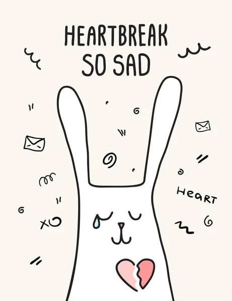 Sad Crying Rabbit With Broken Heart Cartoon Animal Flat Vector Illustration Stock Images Page Everypixel Sad Crying Rabbit With Broken Heart Cartoon Animal Flat Vector Illustration Stock Images Page Everypixel