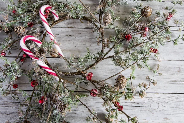 Kerstmis decoratie snoep — Stockfoto