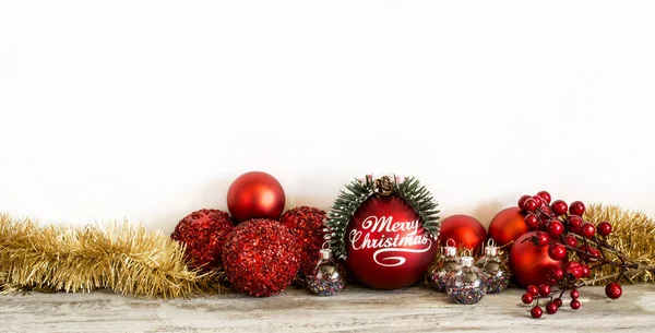 Decoratieve Xmas samenstelling — Stockfoto