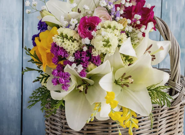 Bouquet of assorted flowers.