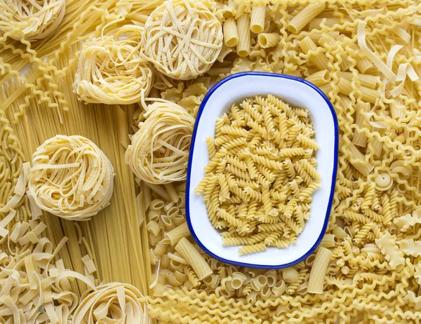 Assortiment van verse pasta — Stockfoto