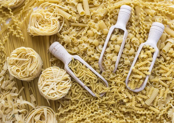 Assortiment van verse pasta — Stockfoto