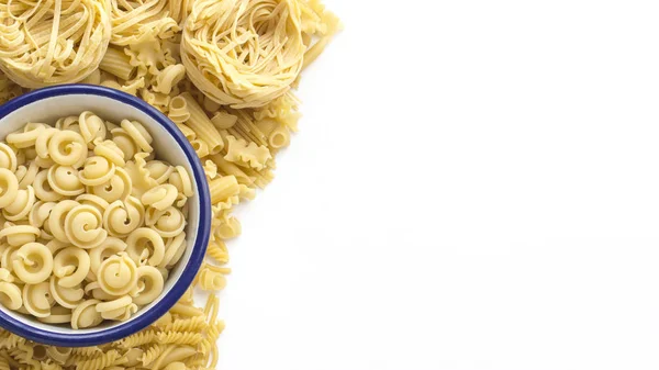 Assortiment van verse pasta — Stockfoto