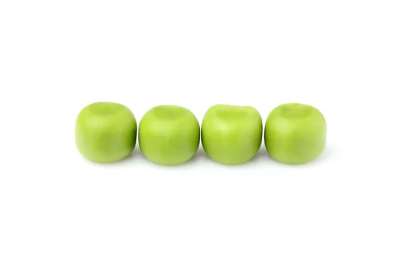 Green peas isolated. — Stock Photo, Image