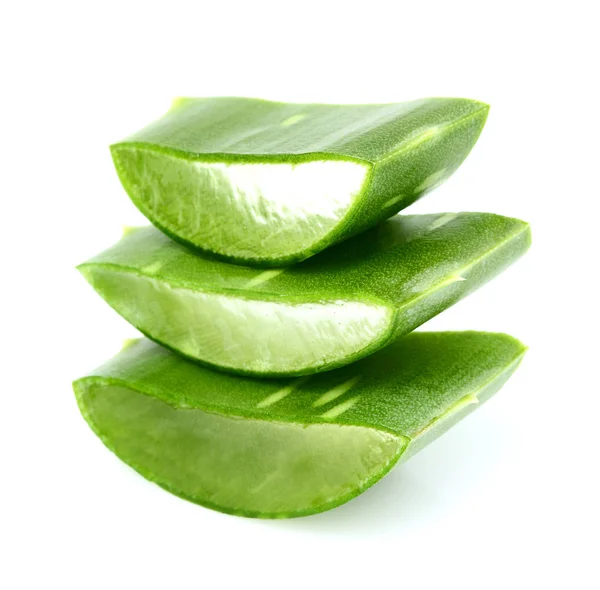 Chopped leaf aloe close-up. — Stock Photo, Image