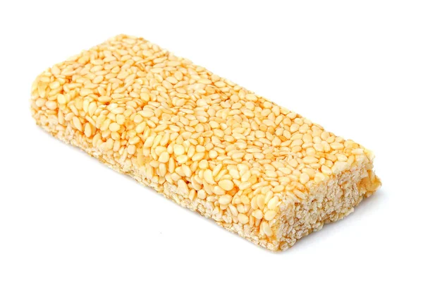 Candy bar with sesame seeds. — Stock Photo, Image