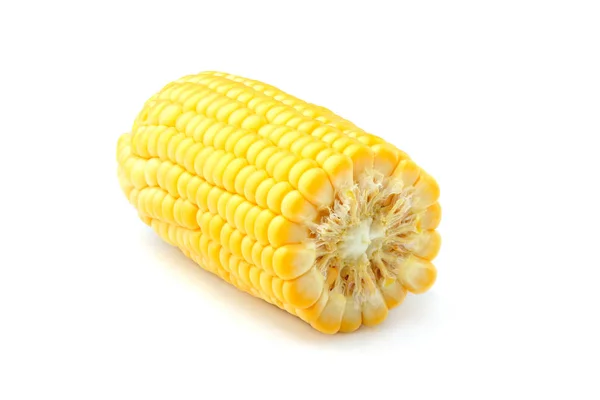 Maïs op een witte achtergrond. — Stockfoto