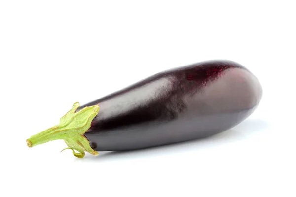 Fresh homemade eggplant vertically isolated. — Stock Photo, Image
