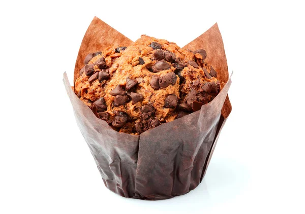 Muffins de chocolate primer plano . — Foto de Stock