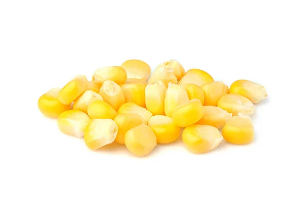 Geïsoleerde close-up van verse maïs. — Stockfoto