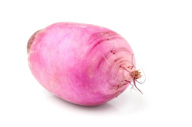 Taze ev yapımı mor daikon.