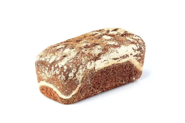 Домашний Хлеб Белом Фоне — стоковое фото