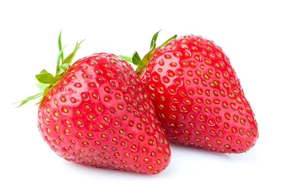 Fresas naturales aisladas . — Foto de Stock