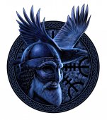 Severský bůh Odin s Vrána