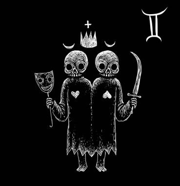 İkizler burç sembolü.