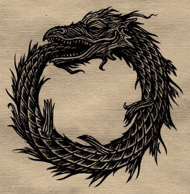 Ouroboros. Antik mistik işaret