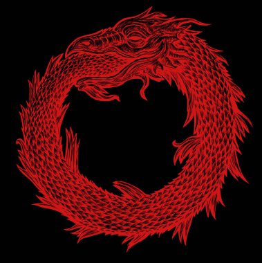 Ouroboros. Antik mistik işaret
