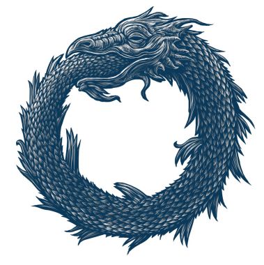 Ouroboros. Antik mistik işaret