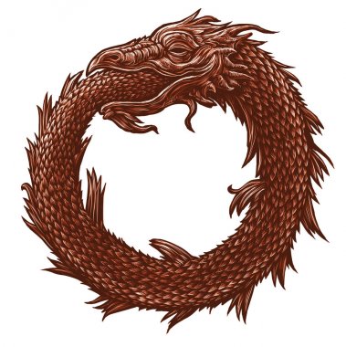 Ouroboros. Antik mistik işaret
