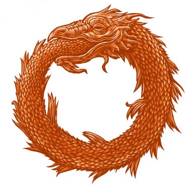 Ouroboros. Antik mistik işaret