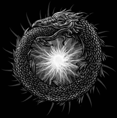 Ouroboros. Antik mistik işaret