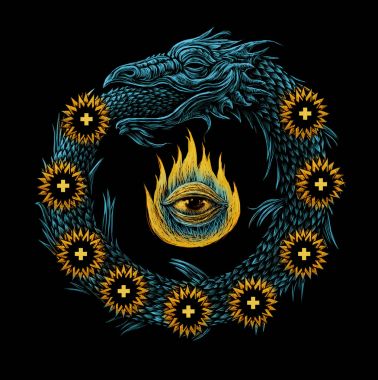 Ouroboros. Antik mistik işaret