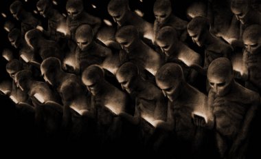 insanlar elektronik cihazlar ile