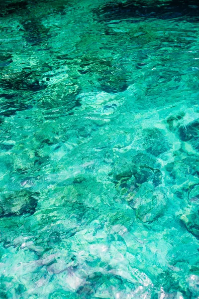 Красива Тропічна Бірюзова Вода — стокове фото
