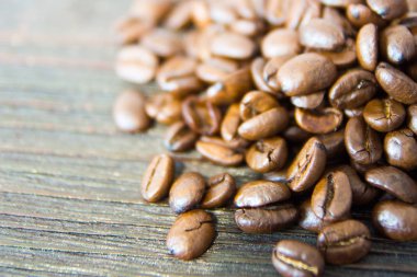 Kavrulmuş kahve çekirdeği.