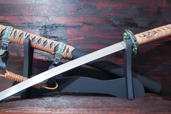 Espada samurai Katana Espada samurai Katana — Foto de Stock