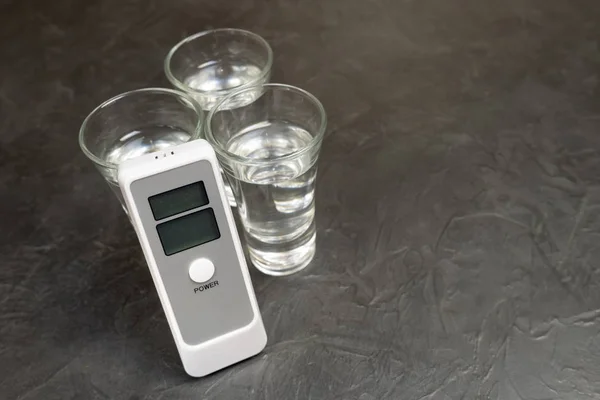 Dispositivo para medir el grado de intoxicación . — Foto de Stock